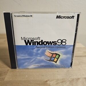 Microsoft Windows 98 Second Edition Updates (CD-ROM) with Product Key